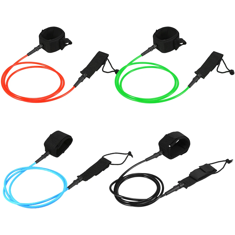 

Surf Leash Surfboard Legrope Smooth Steel Swivel Surfing Leg Rope SUP PU Paddleboard Leash 6FT / 7FT