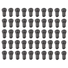 50 шт./лот рыболовная проволочная труба обжимные рукава ABS трубка для лески разъемы Карп рыболовные снасти инструмент Аксессуары