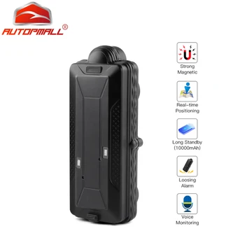 

GPS GSM WIFI Position GPS Tracker Car Waterproof IPX7 TK10 Magnet SD Offline Data Logger Tracking 10000 mAH Battery Drop Alarm