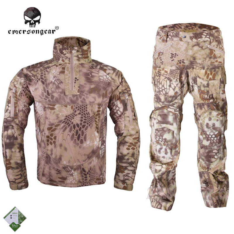 

Emersongear All-Weather Combat Shirt & Pants Tactical Uniform Suit Anti-riot Set Camouflage Airsoft Uniform EM6894H Highlander