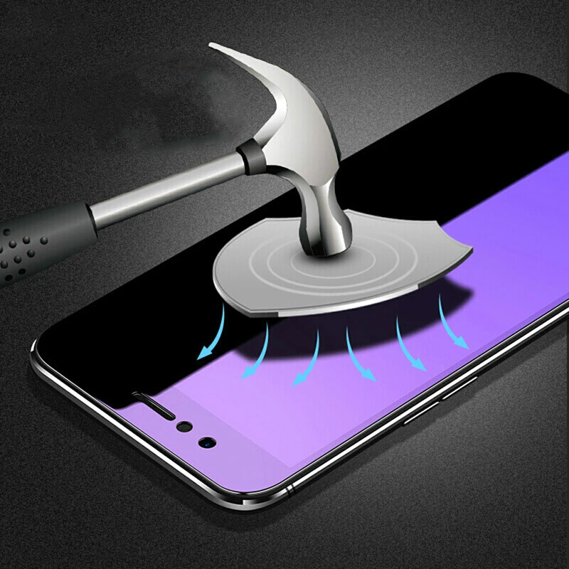 

JGKK Anti Blue Screen Protector For Xiaomi Black Shark Helo Anti-blue Purple Light Tempered Glass For Xiaomi Black Shark Film