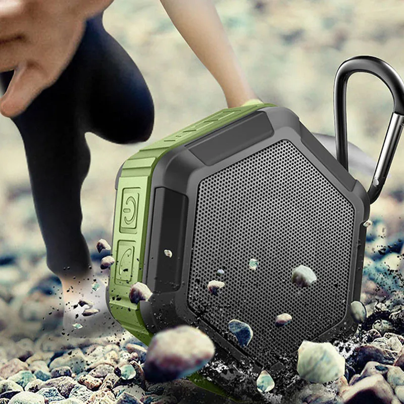 Портативный водонепроницаемый Bluetooth динамик открытый кемпинг стерео спортивный
