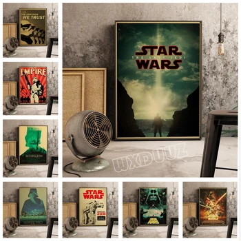 

Star Wars poster Jedi Knight Vintage Bar Decoration Kids Room Decor Movie Art Decor wall art Home Decor canvas painting K259