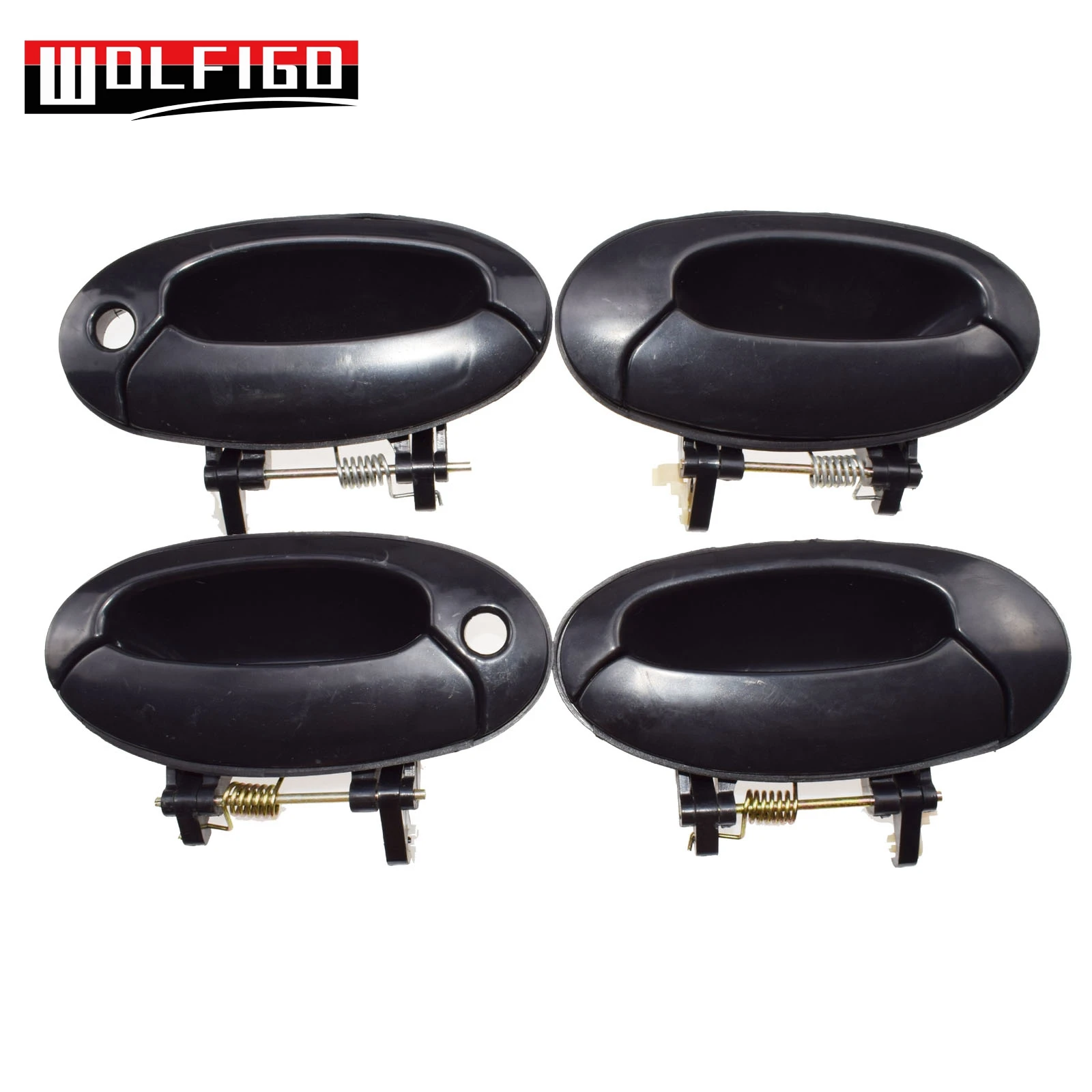 

WOLFIGO New Outside Door Handles Front Rear Left Right For Hyundai Elantra 83660-29001,8366029001,,8265029000,8266029000