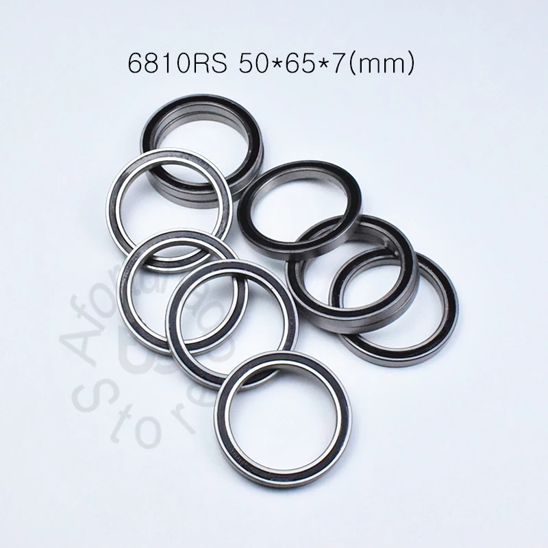 

6810RS 50*65*7(mm) 1piece bearing ABEC-5 Rubber sealed bearing Thin wall bearing 6810 6810RS bearings free shipping