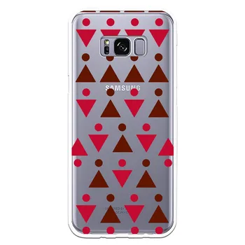 

Stand case costume drawing Triangulos Red WP005 for Samsung Galaxy S8 Plus