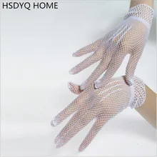 Короткие черные свадебные перчатки, элегантные,, стразы, свадебные перчатки для невесты