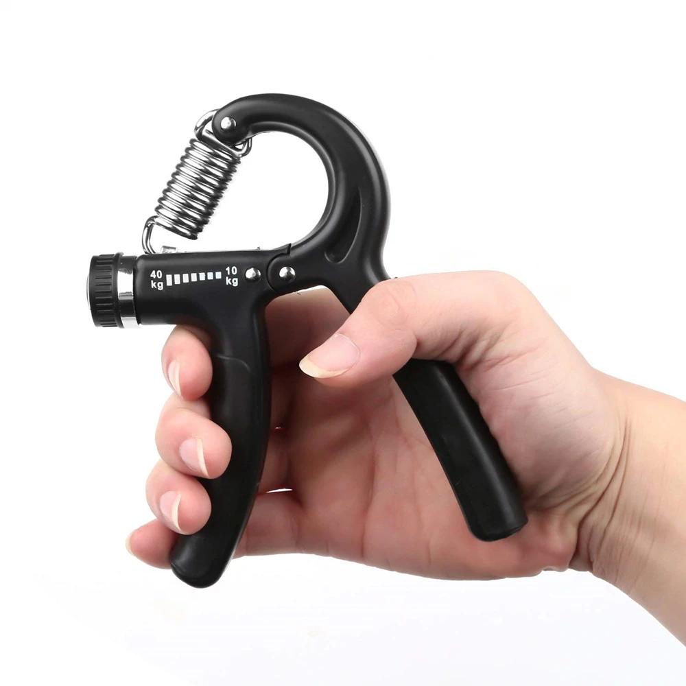 

Hand Grip Strengthener Workout Hand Exerciser Strength Trainer Easy Setting Adjustable Resistance Range Non-Slip