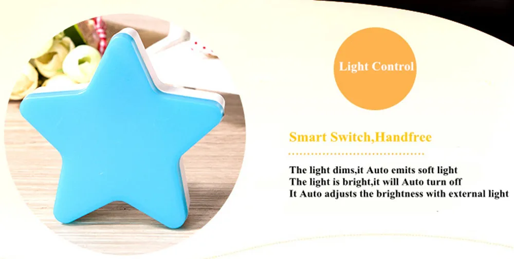 SuperNight Star LED Night Light AC Intelligent light control Sensor Home Decor Wall Lamp Corridor Bathroom Bedroom Bedside Lamp (16)