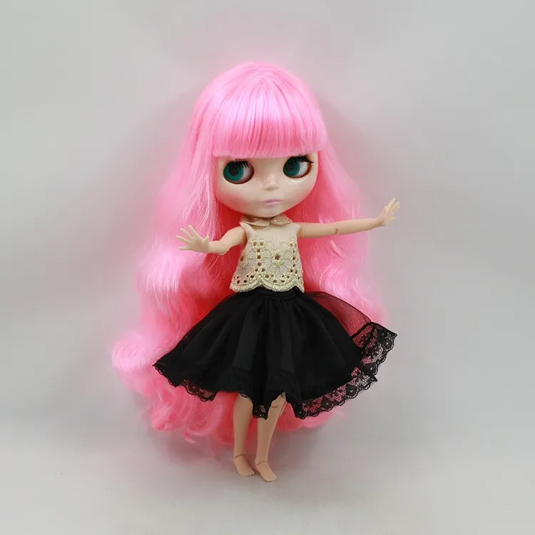 Blyth Doll icy licca игрушка одежда летний костюм черная юбка