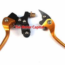 Алюминиевый складной ASV 1st Универсальный сцепные рычаги 22 мм золото для SDG YCF SSR CRF XR KLX питбайк мотоцикл мотокросс