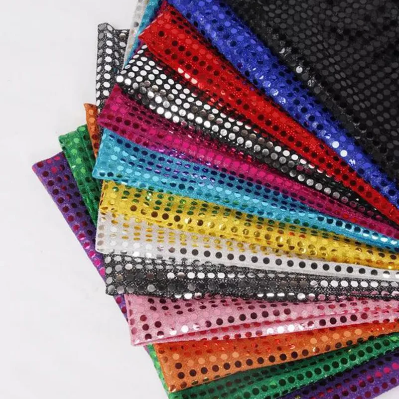 

Stage decoration fabric sequin poly shiny fabric wedding party decoration fabric DIY stage cosplay Dress 1M/lot
