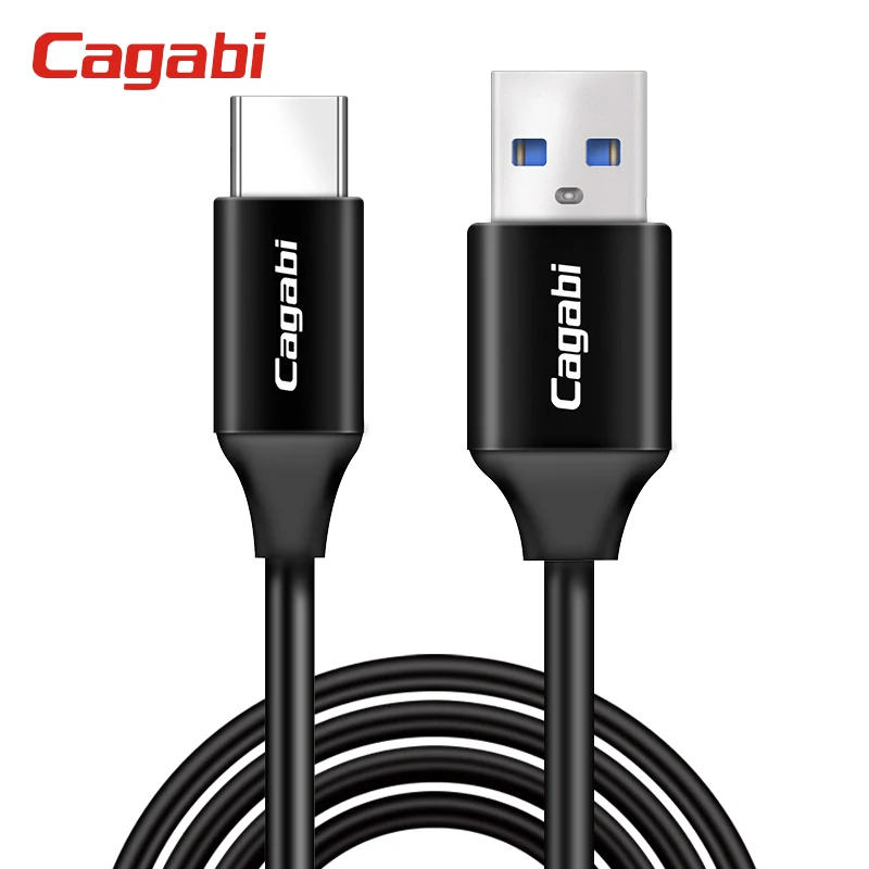

CAGABI T1 USB Type C Cable Excellent Quality TPE 480Mbps 5V 2.4A Fast Charge Type C Data Cable For Xiaomi Tablet Android