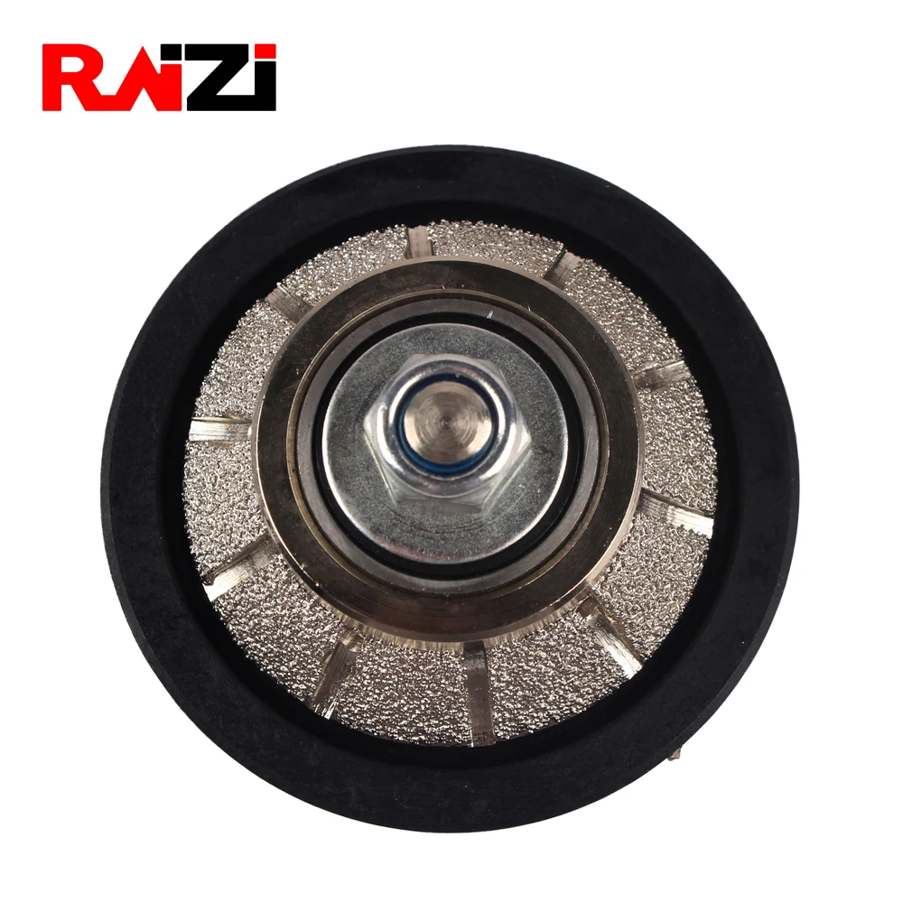 Raizi Vacuum Brazed Hand Profiler Wheel Bevel 5-20 mm Diamond Profile Grinding Wheel For Angle Grinder On Granite Marble Stone Raizi Vacuum Brazed Hand Profiler Wheel Bevel 5-20 mm Diamond Profile Grinding Wheel For Angle Grinder On Granite Marble Stone