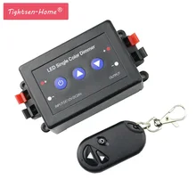 Светодиодный диммер с 3 кнопками RF Беспроводная яркость 12-24 В для 3528 5050 5630 Одноцветный 12 В светодиодный светильник 12 в 96 Вт/24 В 192 Вт