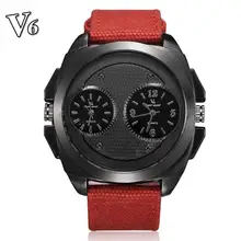 V6 V0177 Casual Watches Fashion Men Quartz Watches Sport Watches Luxury Relogio Relojes Clock Hours Dress Watches