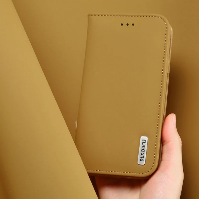 online Moda Estojo De Couro Genuíno Para o iphone 8 Plus 8 Original DUX DUCIS Carteira Aleta Do Vintage Capa Para o iphone 7 7 Mais Telefone casos