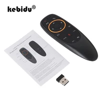 Kebidu G10 Голосовое управление 2,4G Беспроводная клавиатура G20S Fly Air mouse мини пульт дистанционного управления для Android tv Box PC