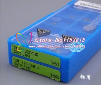 

Free shopping! 10PCS TCMT110204-HQ TN60 lathe cutting tools CNC blade alloy carbide cutting tool carbide inserts