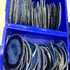 150mm Large BLUE Agate Slice Geode Polished Crystal Quartz 5