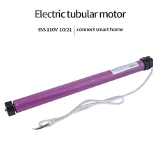 Высококачественный цилиндрический двигатель 110 V FT35S для моторизованных рулонные шторы, совместимые с переключателем основного напряжения