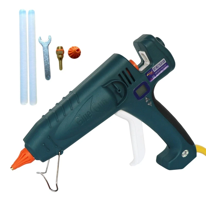

400W High Power Hot Melt Glue Gun with Digital Display Thermostat Control Commercial Manufacture Home DIY, Industrial Glue Gun