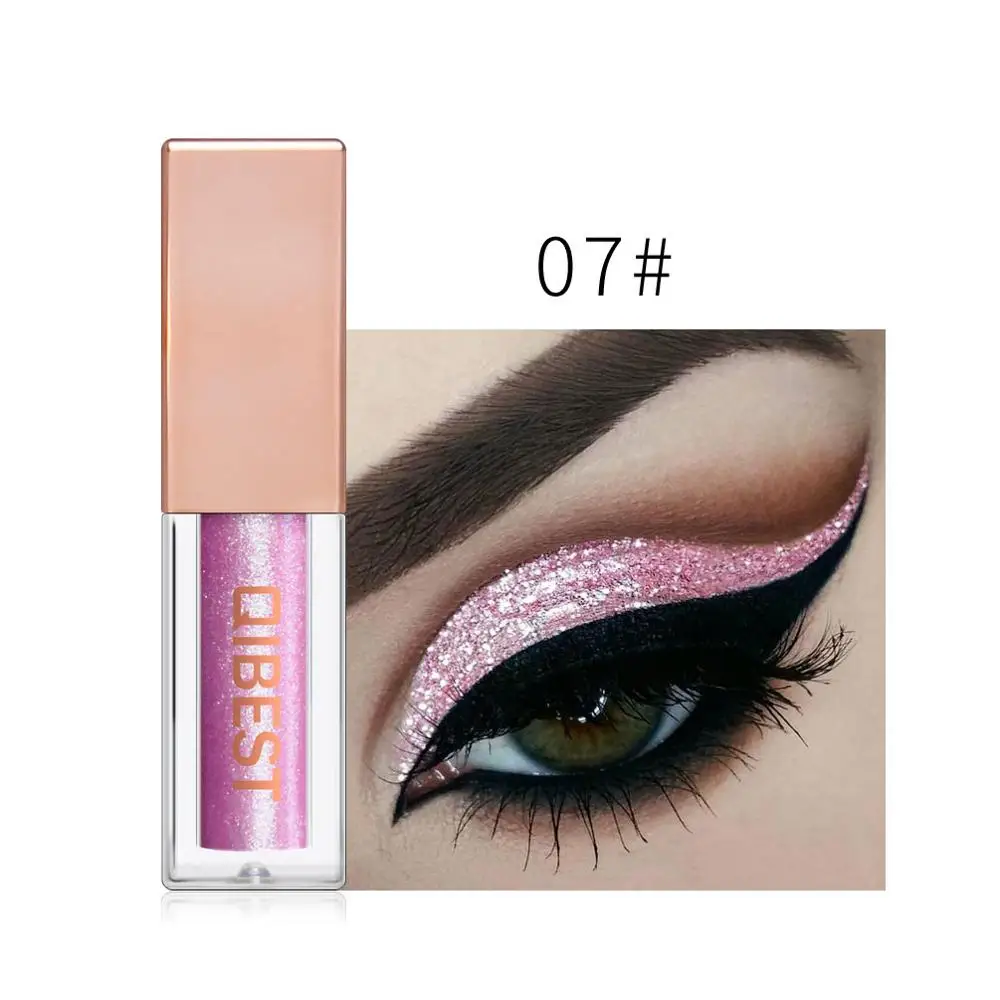 15 Colors Liquid Glitter Eyeshadow Pencil Shimmer Eyeshadow Waterproof Long-lasting Shimmer Eyeshadow Eye Makeup Accessorices - Цвет: 7