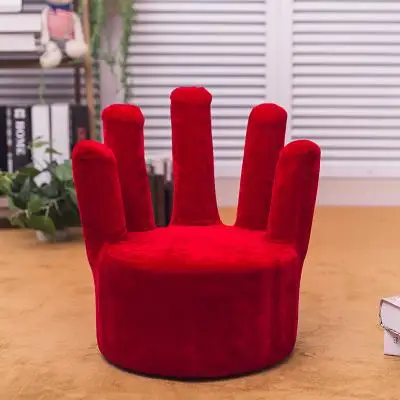Пять пальцев ладонь маленький диван один палец диван стул детское сиденье мультфильм стульчик для детского сада - Цвет: style 1
