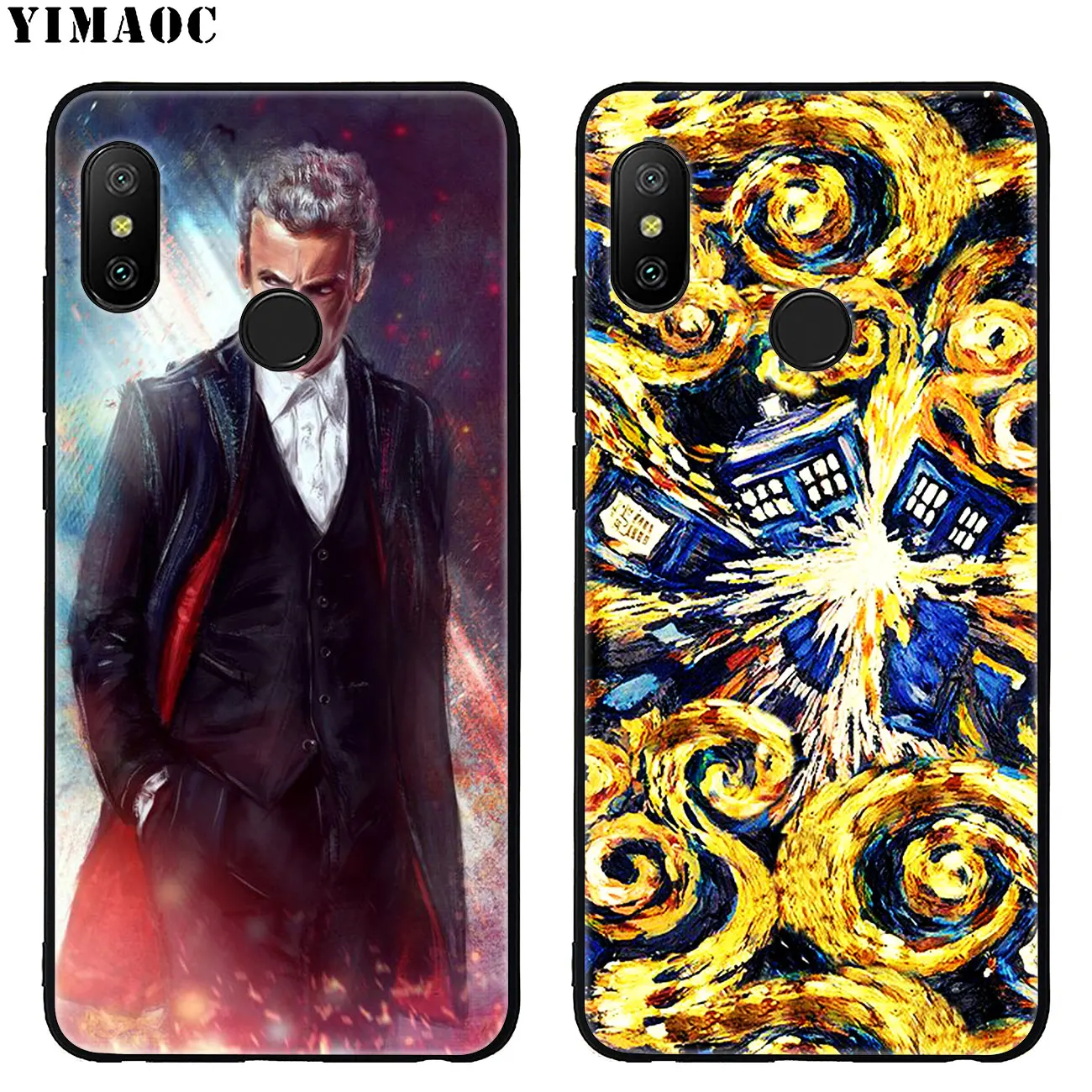 YIMAOC Tardis Box Doctor Who Мягкий силиконовый чехол для Xiaomi Redmi K30 K20 Note 8 8T 7 5 6 Pro Mi черный