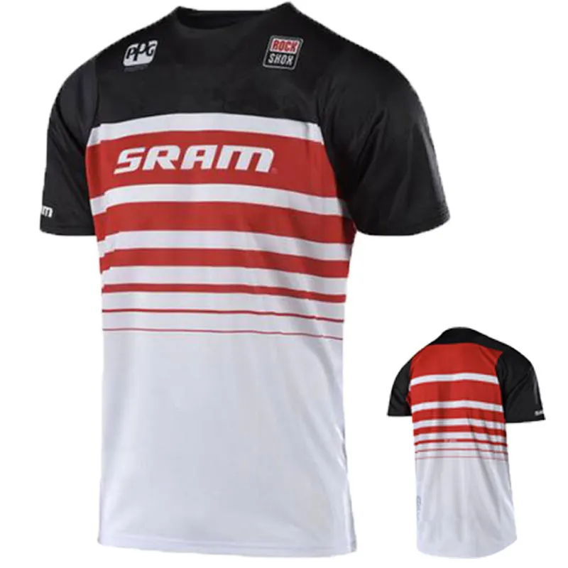 

Men Slim MOTO T-shirt 2019 Summer Short Sleeve Motorcycle T-shirt Breathable Racing Motorbike Clothes Off-road Cycling Jerseys