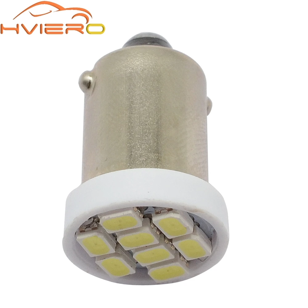 

White T11 Ba9s Car Led 1206 8smd Reading Bulbs T4w Festoon Dome Door Light Signal Lamps Plate Led DC 12V Turn Light Tail Lamp