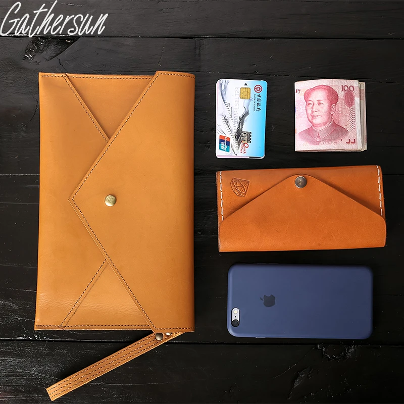 

2017 Promotion Rushed Genuine Leather Hard Gathersun Brand Handmade Genuine Leather Messenger Bag High Quality Cow Women Clutch