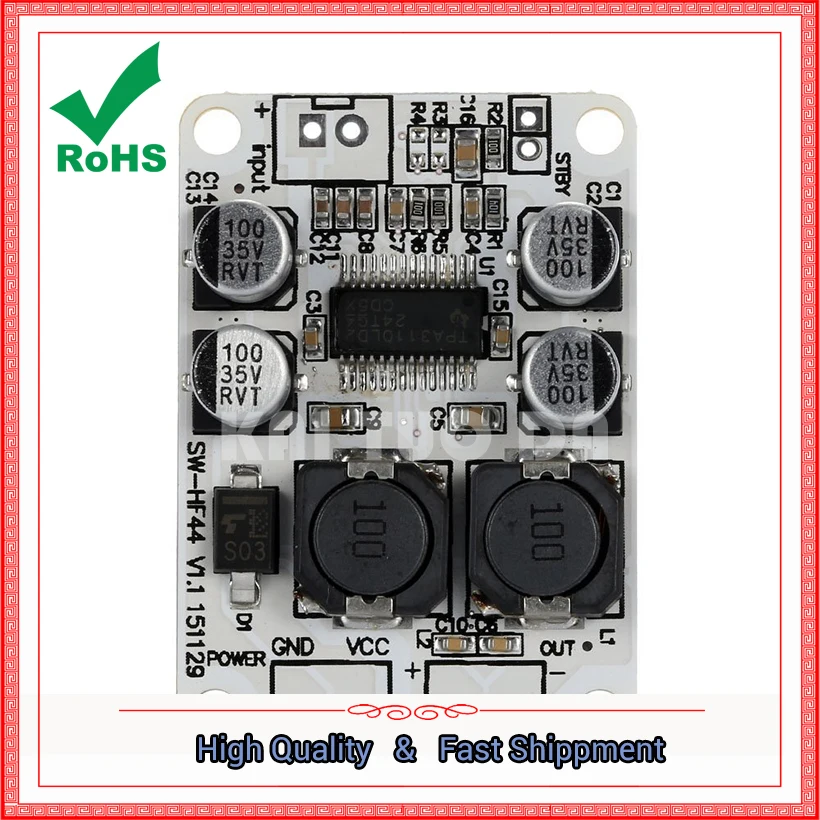 Монофоническая плата цифрового усилителя TPA3110 PBTL модуль 30 Вт|digital amplifier board|amplifier