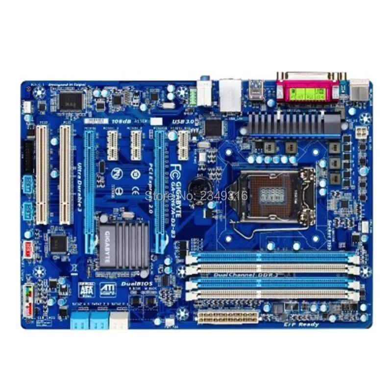 Для Gigabyte GA-PH67A-D3-B3 оригинальная настольная материнская плата PH67A-D3-B3 H67 LGA 1155 i3 i5 i7 DDR3