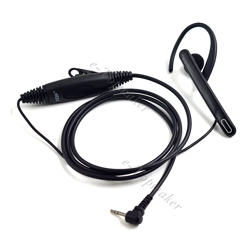 XQF 1 Pin Clip Ear Earpiece Headset Mic PTT for Motorola Talkabout