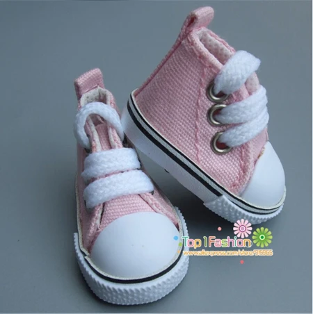 5 cm Denim Baskets Chaussures Pour poupée russe Toile Chaussures mini toy shoes 1/6 BJD 