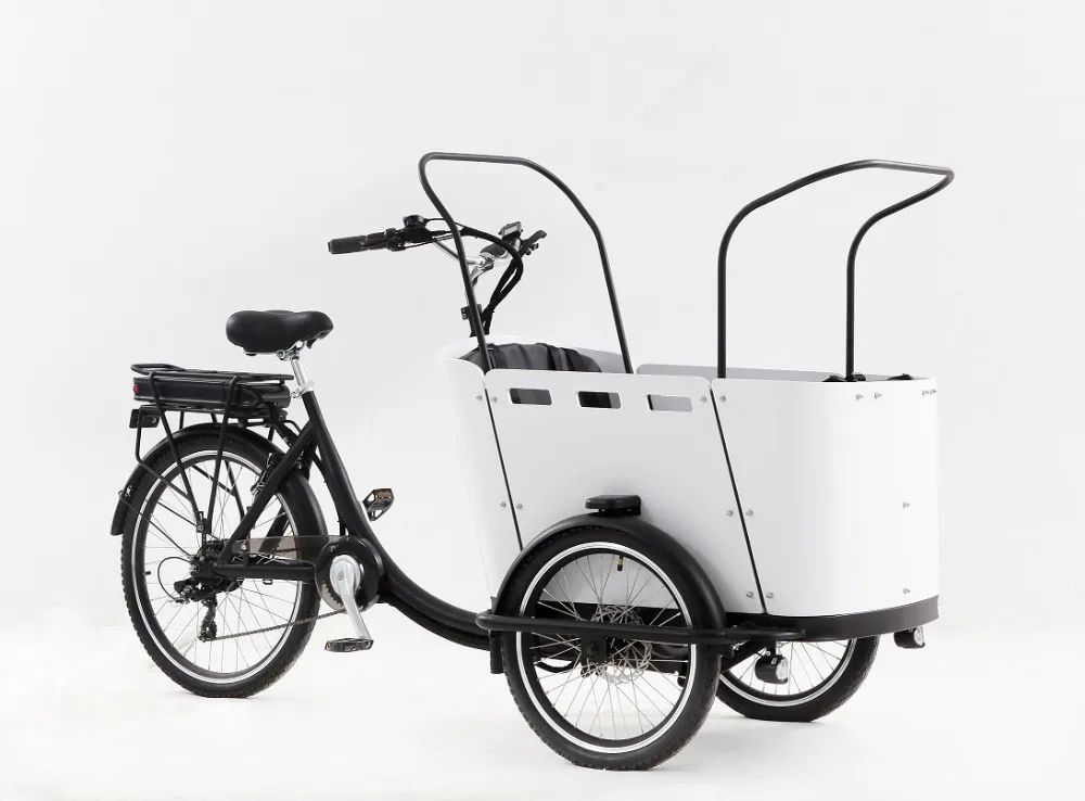 Китайский трехколесный e bakfiets трехколесный велосипед электрическая рама грузового велосипеда в велосипед с дождевиком для продажи