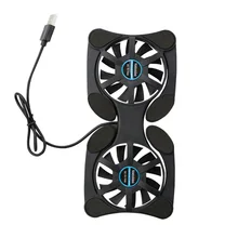 Высокоскоростной портативный ноутбук кулер Складной вентилятор охлаждения ноутбука USB тихий радиатор красный розовый серый синий зеленый