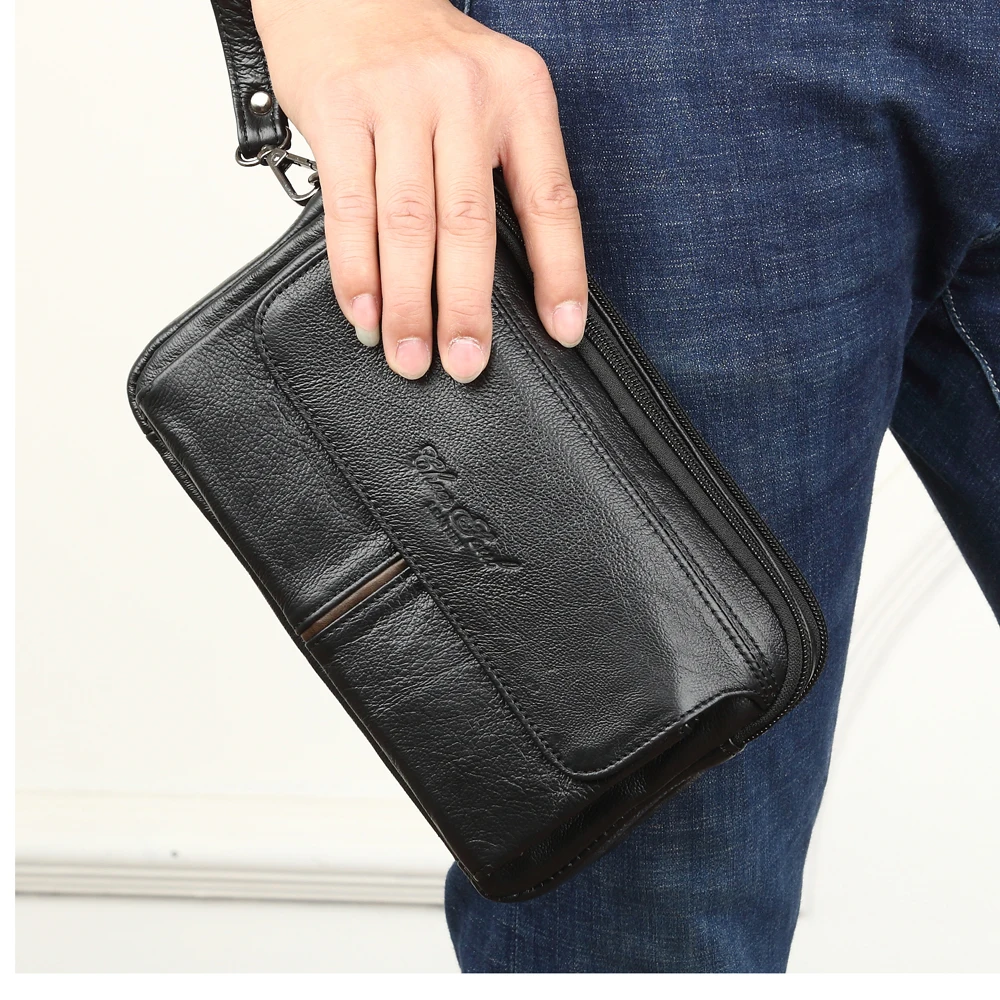 Женский кошелек на молнии с отделением для монет и паспортом|genuine brands|bag brandleather