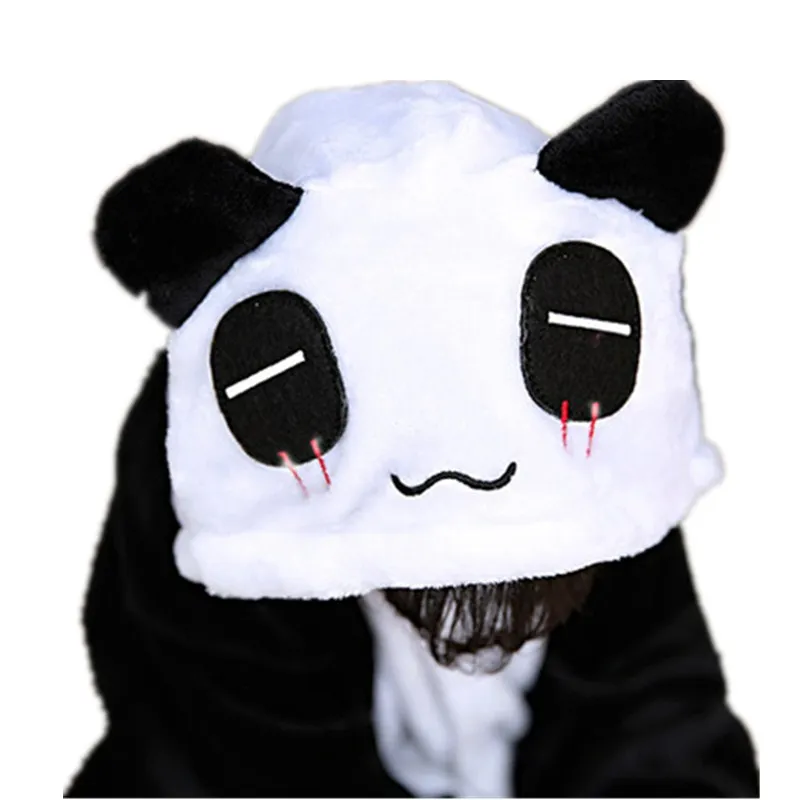 Милая мультяшная панда Дети Kigurumi пижамы фланелевые детские Комбинезоны мягкий