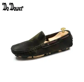 

2018 Men Casual Leather Suede Loafers Solid Leather Black Driving Loafers Gommino Slip On Men Loafers Loafers Shoes Size38-43