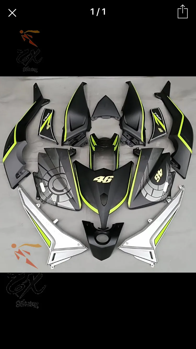 

for Motorcycle ABS Plastic Injection Fairing Kit Bodywork Bolts for Yamaha Tmax 530 2012-2014 good quality 1245