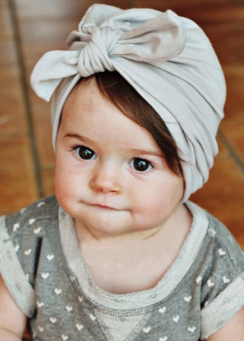 Newborn Baby Toddler Kids Boy Girl Bowknot Soft Cotton Beanie Hat Cap Skullies kids baby cotton beanie soft girl boy knit hat toddler infant kid newborn cap