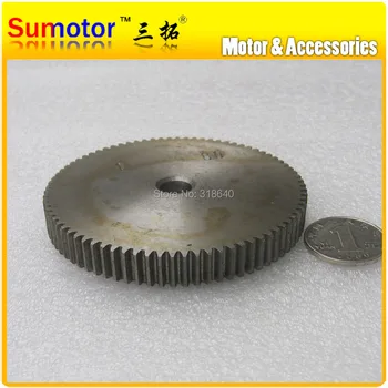 

Spur Gear 1M 75T 75 Teeth Mod 1 Width 10mm Bore not large than 12.3mm Right teeth 45# steel CNC robot gear rack transmission