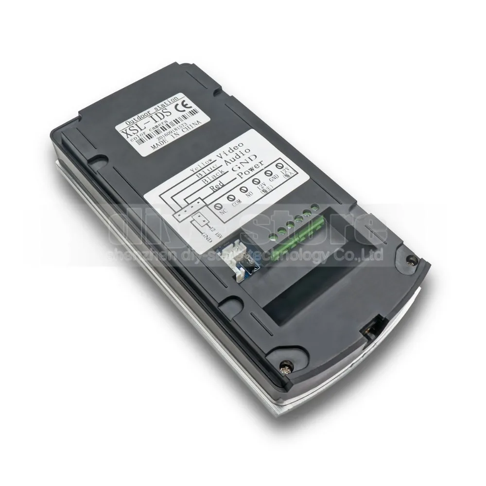 Видеодомофон DIYSECUR с сенсорной кнопкой 7 дюймов ИК ночное видение HD 300000 пикселей