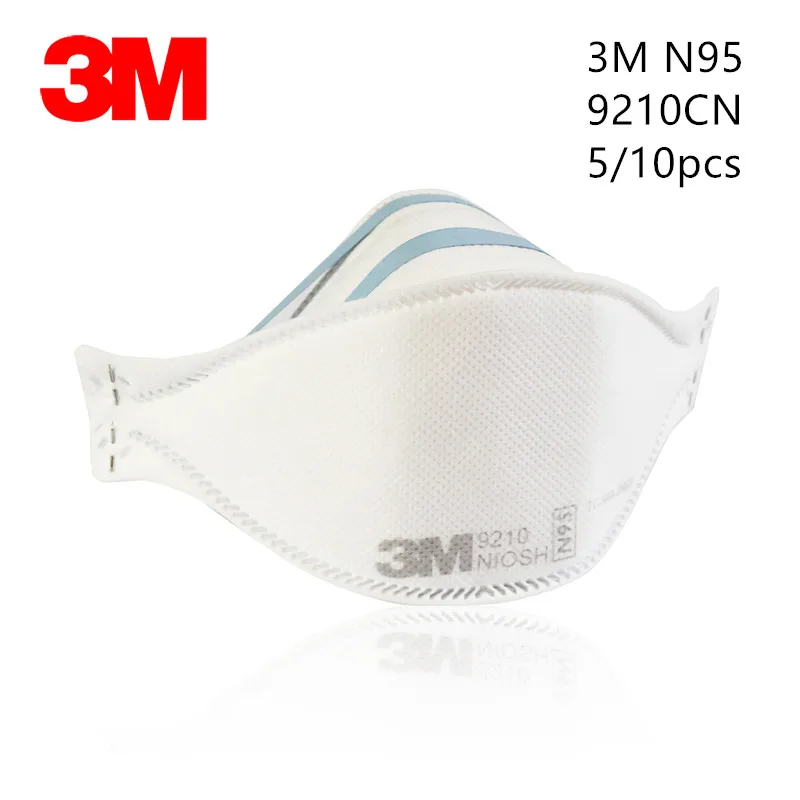 

5/10pcs 3M N95 9210 Dust Mouth Mask Anti-static PM2.5 Filter Particle-proof Electrostatic Filter Cotton Protective Respirator