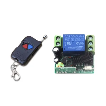 

Top Quality DC 12 V 1CH Mini Wireless Remote Control Switch 1 Pc Receiver & 1 piece Transmitter Garage Door Window Lamp Switch