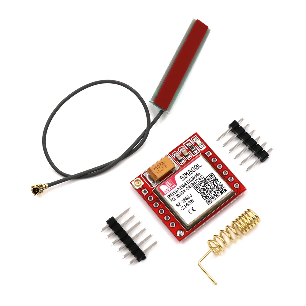 Generic SIM800L GPRS GSM sim плата четырехдиапазонный бортовой ttl с антенной для