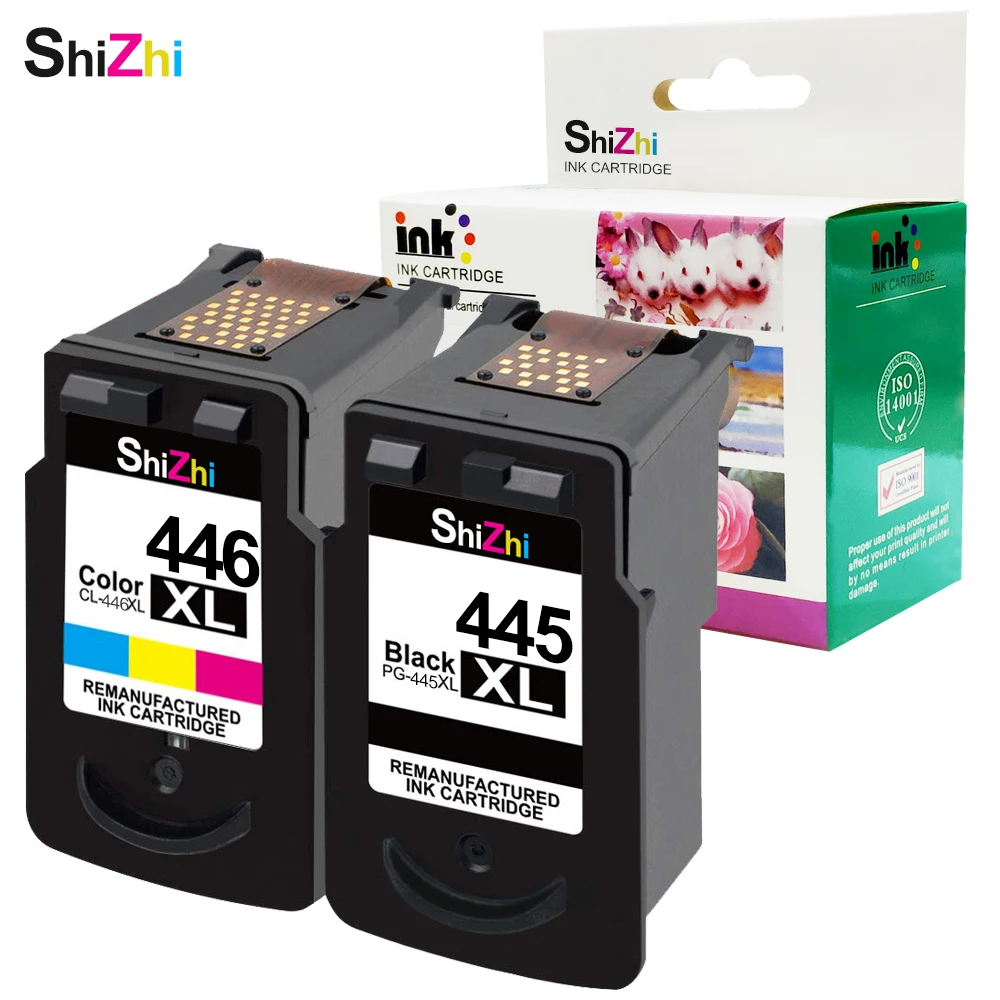 Чернильный картридж SHIZHI PG-445 CL-446 совместимый с PG 445XL CL 446xl для принтеров Canon PIXMA MG2440