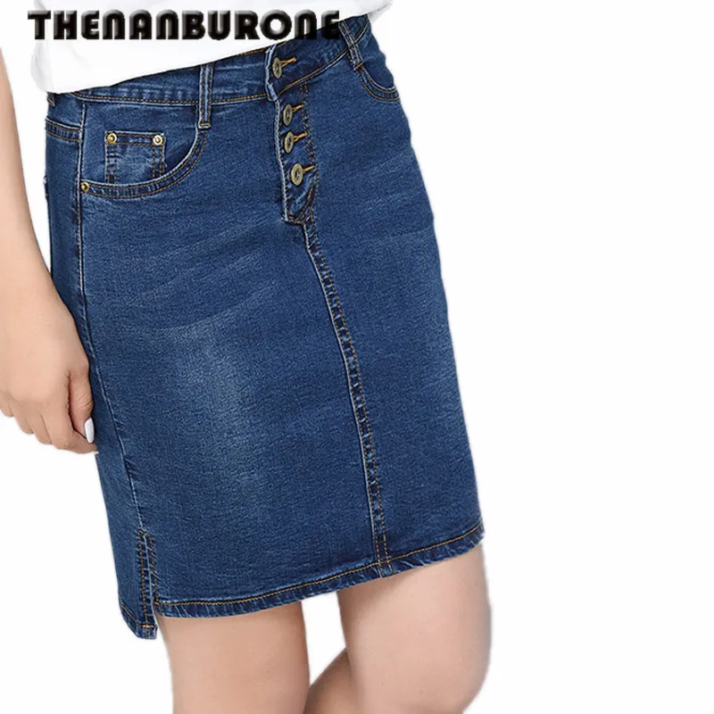 Buy THENANBURONE New 2017 Summer Denim Skirt Women